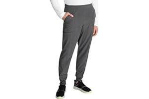 Cherokee Mens Mid Rise Pull-on Jogger Scrubs PantMedical Scrubs Pants