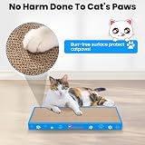 Petslucent Cat Scratching Board Corrugate Scratcher 3Pcs with Box Catnip view 4