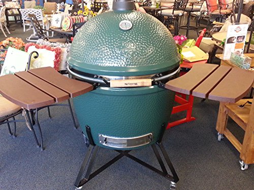 Composite Shelves EGG Mate for Extra Large (XL) Big Green Egg - EGG (2 shelves with three slats) Official Big Green Egg Grill & Smoker Accessories Are A Must For Big Green Egg Users.