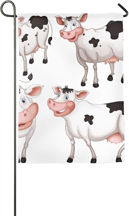 Amazon Com Cartoon Cow Image Wallpaper Home Garden Sign Decorated