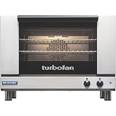 Moffat Turbofan Full Size Countertop Electric Convection Oven - Manual Control, Single Deck, 208v/50/60/1ph
