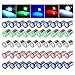 Dashboard Light,cciyu 50 Pack BA9S SMD Insrument Cluster Gauges Ash Tray Glove Box LED Light Bulbs 5Color 1815 1816 182 1889 1891
