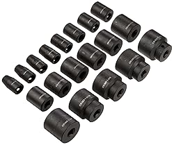 Amazon Basics 19-Piece 1/2-Inch Drive 6 Point