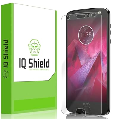 IQ Shield LiQuidSkin Clear Screen Protector for Moto Z2 Force Bubble Free Film