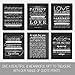 Corinthians 13;4-8 Love is Patient Quote Chalkboard Sign, Perfect Wedding or Anniversary Gift (11x14)
