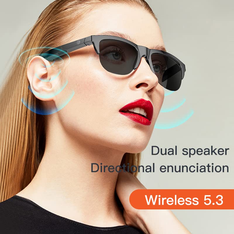 SUNOL F06 Smart Glasses Open Ear Music&HandsFree Calling,Bluetooth