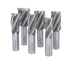 Accusize Industrial Tools 6 Pc Multi Flute