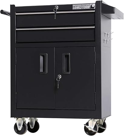 Amazon Com Tankstorm Tool Chest Heavy Duty Cart Steel Rolling