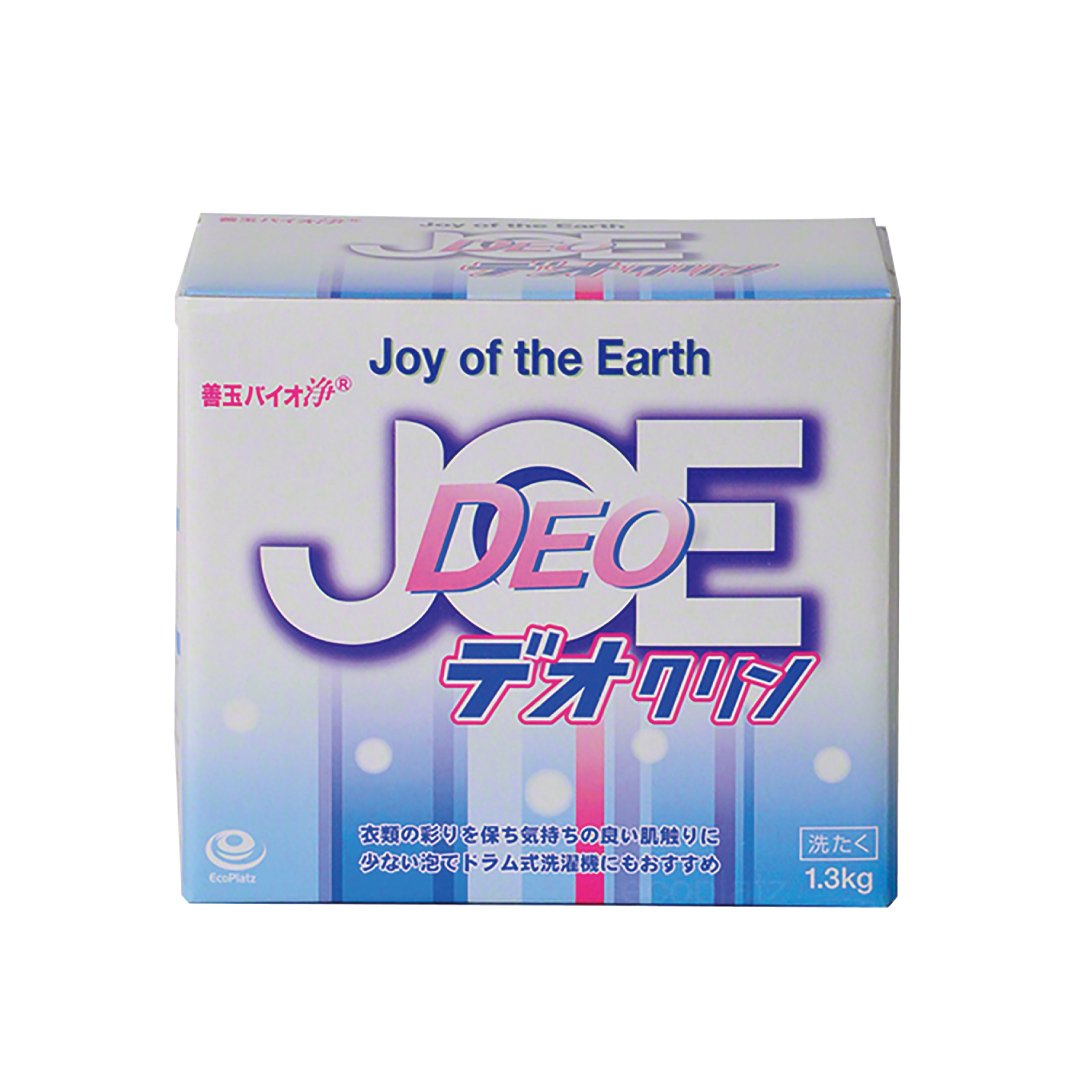エコプラッツ 善玉バイオ浄 JOE デオクリン 無香料のエコ洗剤 粉末 1.3kg 1箱商品画像