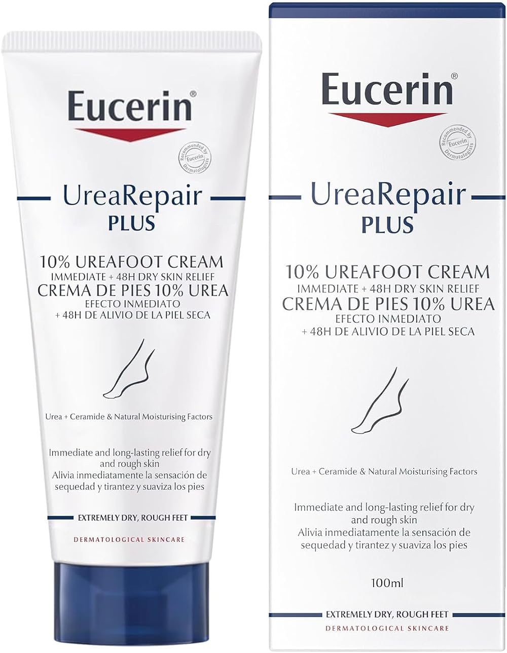 Eucerin UreaRepair Plus 10% Urea Foot Cream 100ml Dry Cracked Heels Intensive