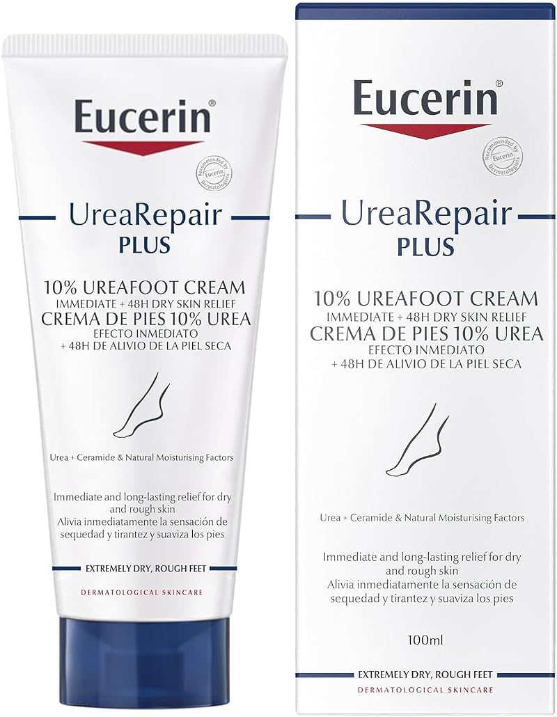Eucerin UreaRepair Plus 10% Urea Foot Cream 100ml Dry Cracked Heels Intensive