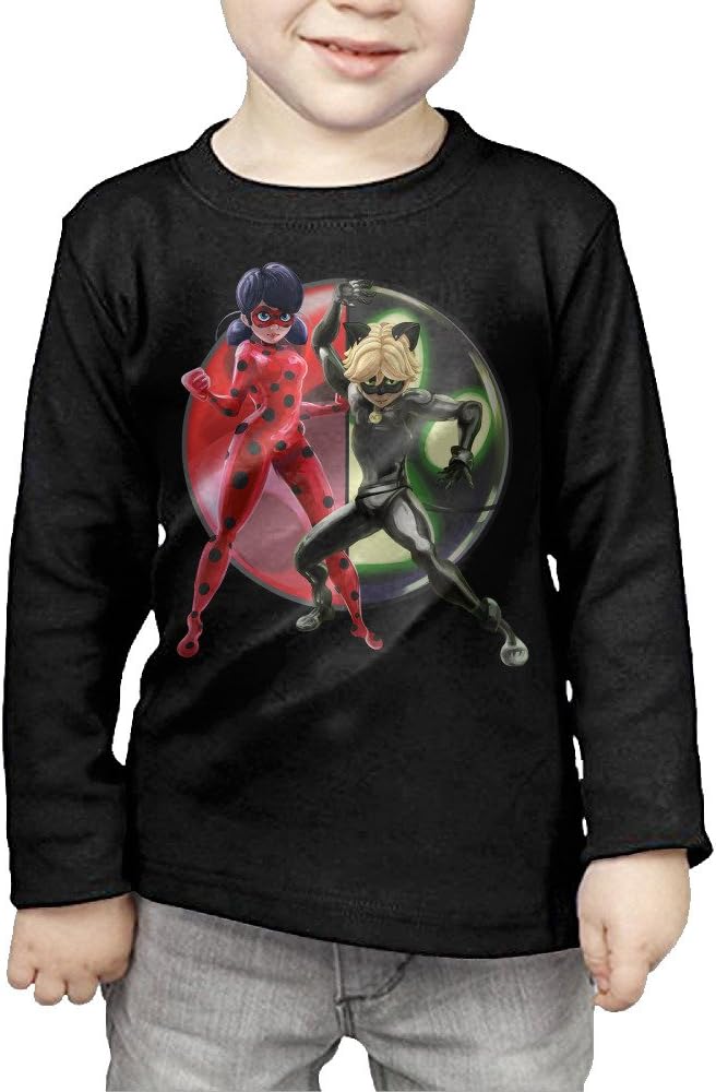 Kid's Miraculous Ladybug and Cat Long Sleeve T-Shirt