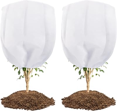 Abimars 2 Pack Garden Fleece 200x200 cm 80gsm Frost Protection Covers