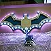 Bat LED Wall Light,Colorful Mirror Light,Remote Control Projection Night Light,Halloween Decorative Light,Suitable for Bedroom/KTV / Corridor/Background Wall, etc (Colorful)