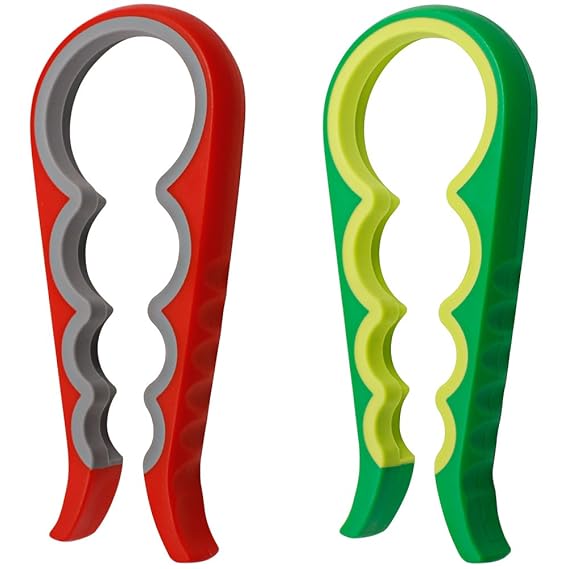 Jar Opener, FineGood 2 Pack Rubber Bottle Opener Lids Off Skidproof