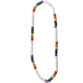 LGBTQ+ Pride Necklace - Sun & Rainbow Pendant, Gold Plated Chain, Pride Gift (20") - View #12