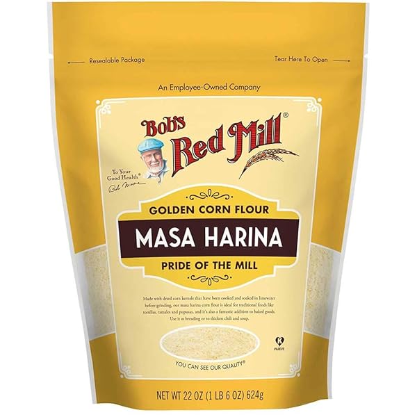BOB’S RED MILL GOLDEN MASA HARINA CORN FLOUR,...