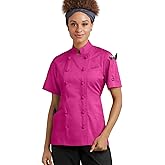 Women's Chef Coat with Knotted Cloth Buttons