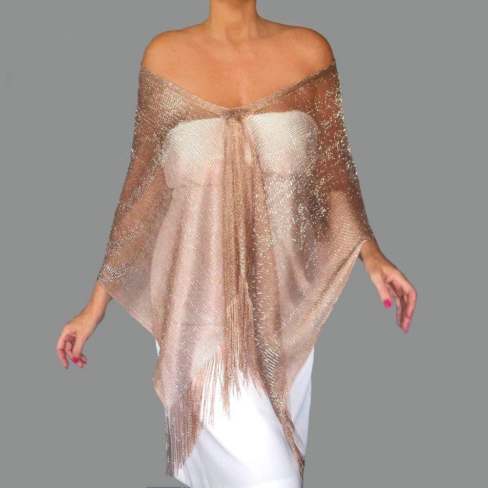 sparkly evening shawl