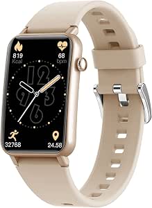Reloj inteligente Android, KUMI compatible con iPhone, compatible con  frecuencia cardíaca 24/7, SpO2, seguimiento del sueño, rastreadores de  actividad impermeables 5ATM y relojes inteligentes para iPhone Samsung,  etc. - Amarillo  - Amazon.com