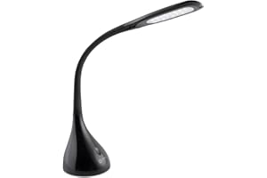OttLite Creative Curves LED Desk Lamp with Adjustable Neck - 4 Dimmable Brightness Settings with Energy Efficient Natural Daylight LEDs for Home Office, Computer Desk, & Dorms