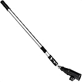 Five Oceans Universal U-Joint Telescopic Tiller Extension Handle | 36"-53" | Marine-Grade, Twist-Lock, Aluminum Tubing, Anti Slip Handle for Outboard &amp; Trolling Motors, FO4926