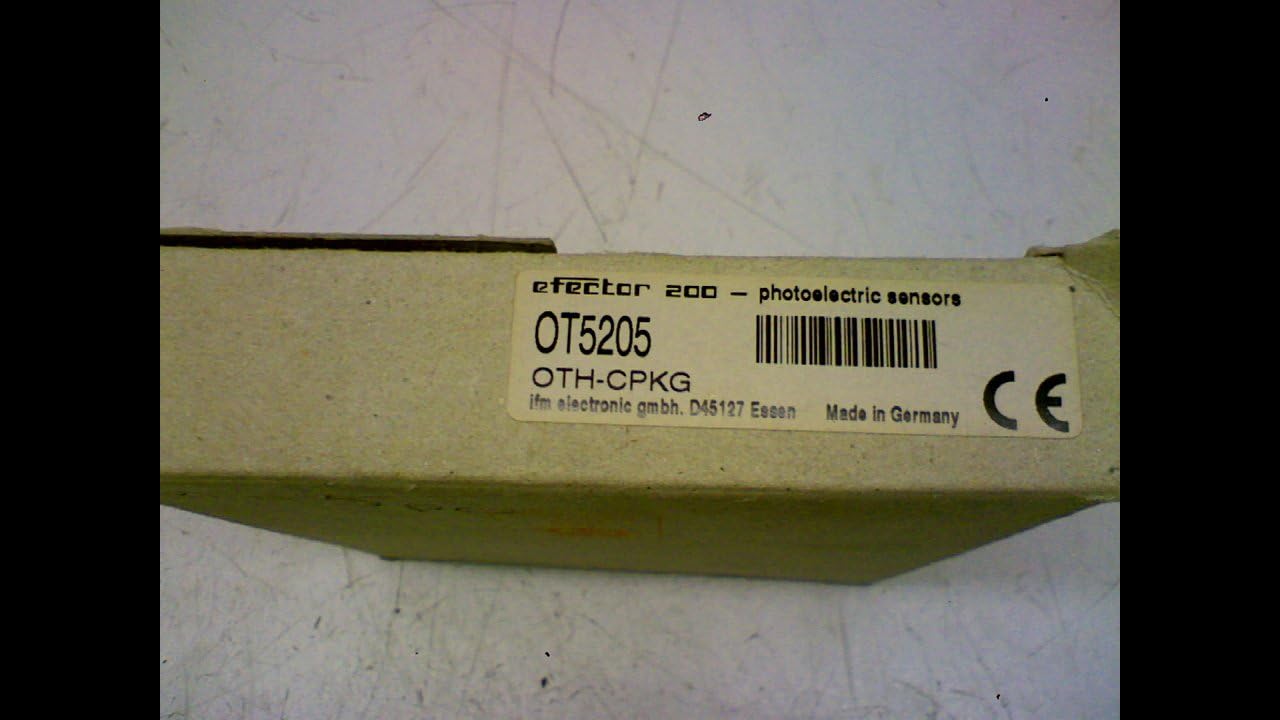Ifm Ot 5205 Photoelectric Sensor Efector 2000 - Pack of 4 - Ot 5205 - Pack of 4-