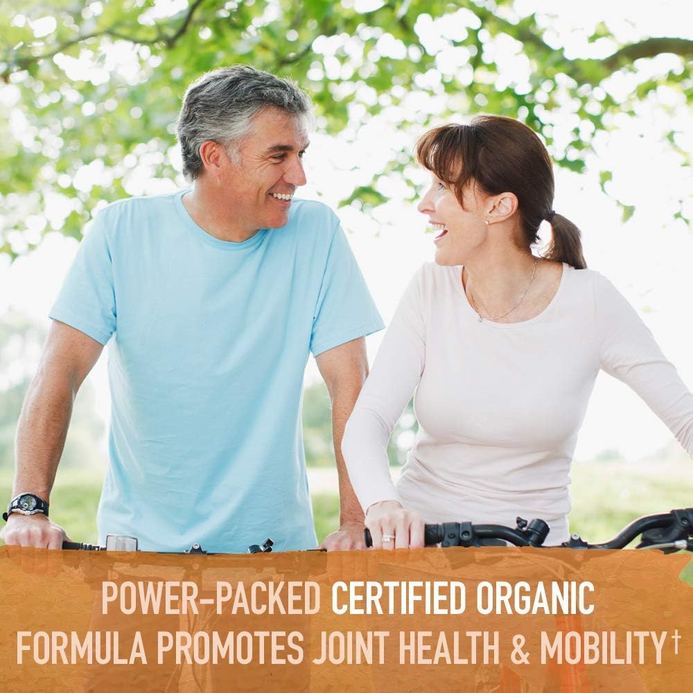 Garden of Life mykind Organics Maximum Strength Turmeric Joints & Mobility Support 30 Tablets - 500mg Curcumin (95% Curcuminoids) Black Pepper - Organic Non-GMO Vegan & Gluten Free Herbal Supplements: Health & Personal Care