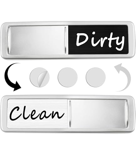 Imán Lavavajillas Clean/Dirty - Indicador Limpio/sucio Deslizante, Para Nevera O Lavavajillas, Resistente