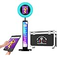 HARZHI Portable Photo Booth Compatible with Any Ipad, for Ipad Photo Booth Shell Stand Stand Provide Chacktok Photo Booth Software for Party and Wedding, Free Custom Logo, Flight Case