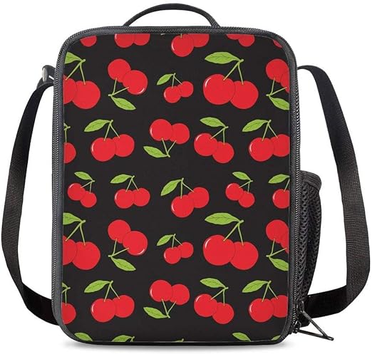 cherry lunch bag