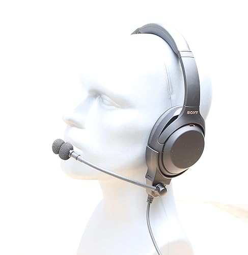 Wh 1000xm3 Sony Headset Mic UFQ BT AV Mike-2 Bluetooth Aviation