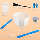 Suzzam Silicone Measuring Cups Resin Kit 600ml 100ml Spatula Sticks Gloves view 2