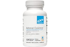 XYMOGEN Adrenal Essence - Adrenal Support with Adaptogenic Herbs (Cordyceps, Rhodiola Extract, Ginseng) + B Vitamins - Helps Support Healthy Energy Levels and Healthy Immune Function (120 Capsules)