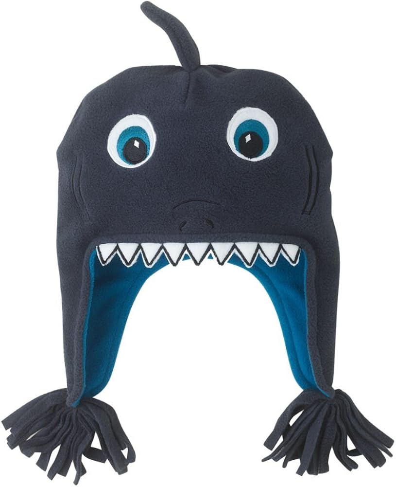 SIEBOLD Plüsch Fisch Mütze - Lustige Winter Mütze Für Karneval & Party