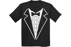 PROMOTION & BEYOND P&B Tuxedo White Funny Youth T-Shirt