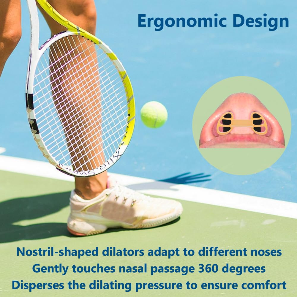 WoodyKnows Enhancer Nasal Dilator, Model 2024 Standard, improves sports airflow, nasal congestion aid (Trial XS/S/M/L)