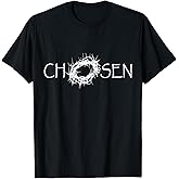 True Groove The Chosen T-Shirt - Men's Black Classic Fit Short Sleeve Crew Collar T-Shirt - Small
