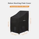 Dokon Garden Chair Cover Waterproof Heavy Duty Oxford 65x75x80/120cm view 2