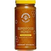 Beekeeper's Naturals Superfood Honey w/ Royal Jelly, Bee Pollen, 11.6 oz | Bee Pollen, Royal Jelly, Propolis, Natural Energy &amp; Immune Support