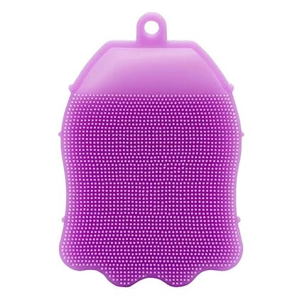 Drake Silicone Body Brush (Standard Size, Purple)