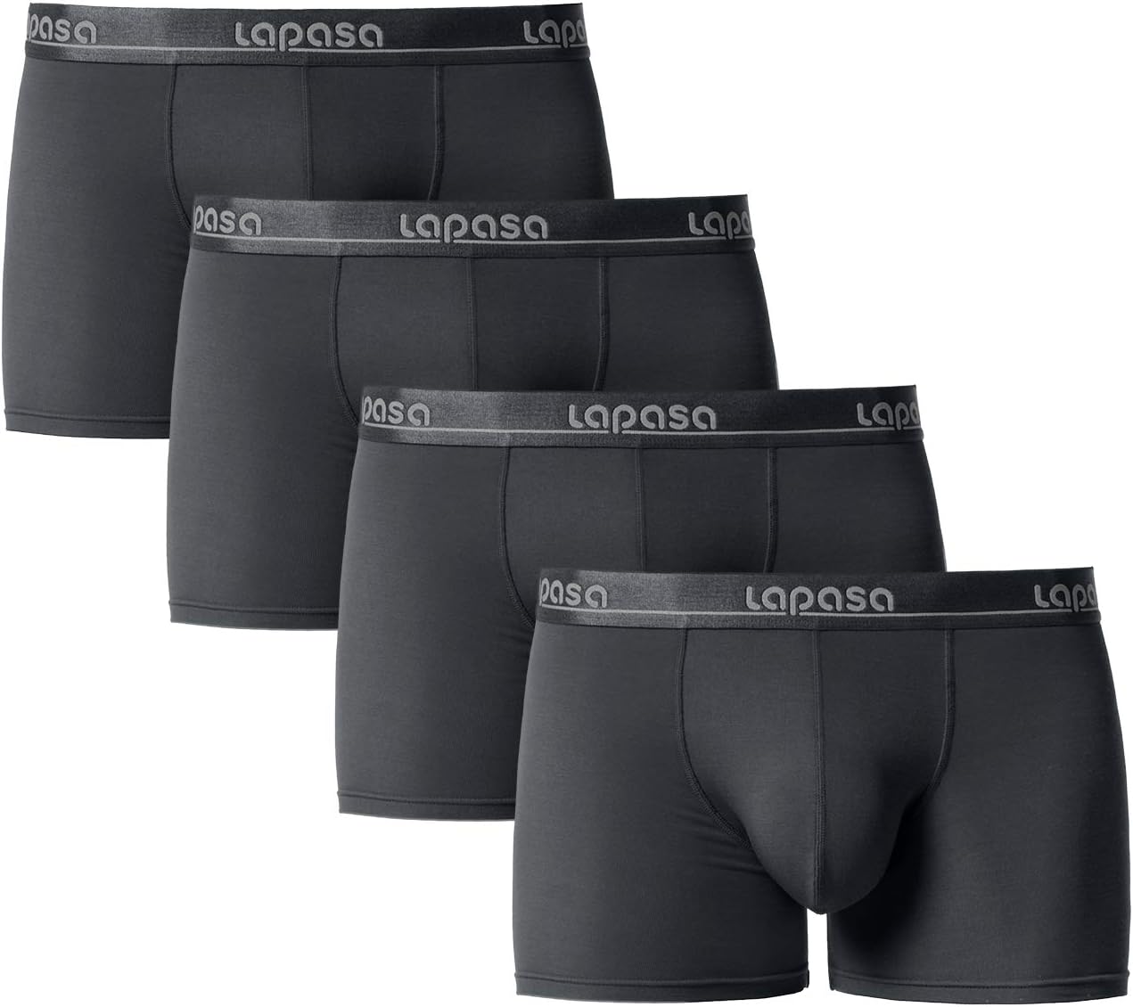 LAPASA Men's Boxer Briefs Micromodal Underwear Extremely Light Soft