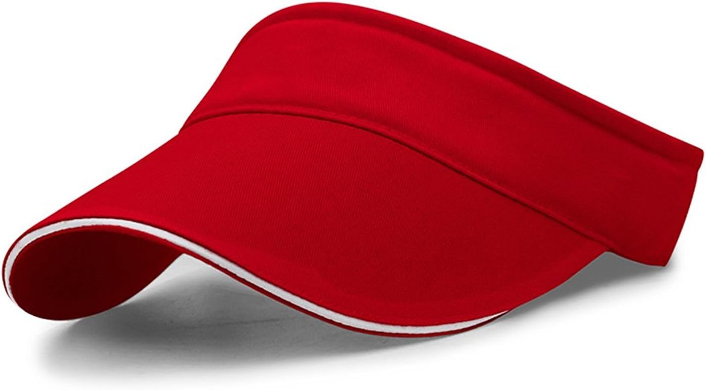 LAOWWO Tennis Golf Sun Visor Cap Hat Men Women Girls Sports Outdoor Visors Cap Running Leisure Adjustable Training Sun Visor Cap