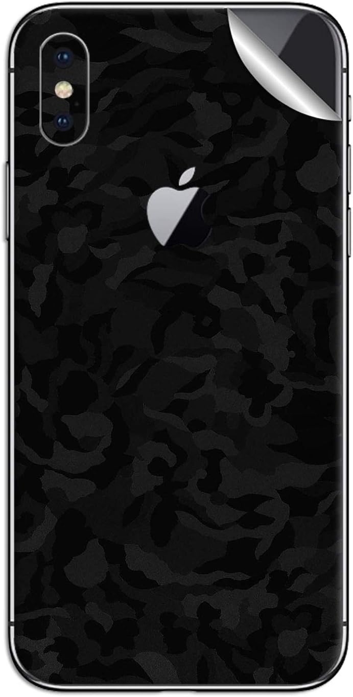 DBRAND Black CAMO Split 3M Skin for Apple iPhone Xs MAX (Back ONLY)