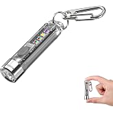 NICRON K11 Rechargeable Keychain Flashlight Lightweight,400 Hight Lumen with Extra 4 Sidelight, IPX4 EDC Mini Flashlight Be Used for Camping Outdoors Emergency Daiy Use