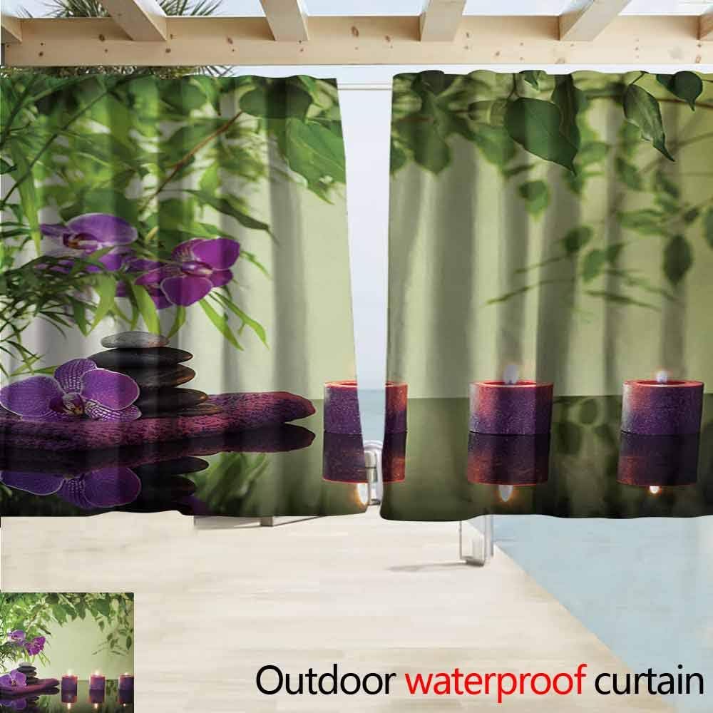 Amazon Com Andytours Curtains For Living Room Spa Zen Stones