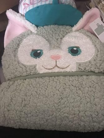 Amazon フード付ブランケット ポンチョ 上海ディズニー ブランケット 冬 ディズニーランド 香港 ダッフィー ジェラトーニ アニメ 萌えグッズ 通販