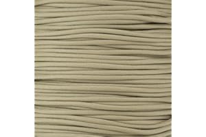 PARACORD PLANET 10 20 25 50 100 Foot Hanks and 250 1000 Foot Spools of Parachute 550 Cord Type III 7 Strand Paracord (Beige 250 Foot Spool)