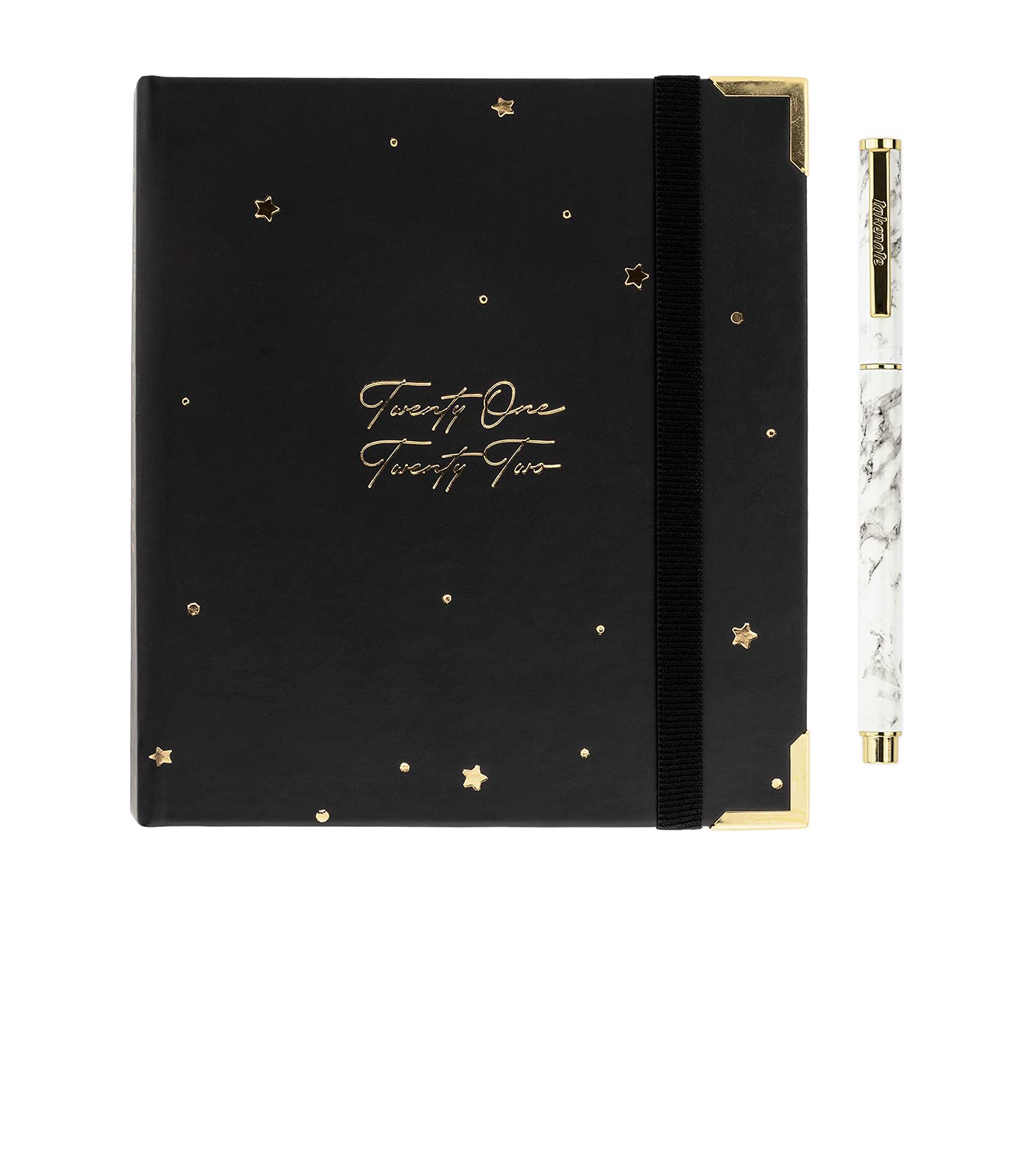 Takenote Diary – Scarlett – Pocket 2021 – 2022 – Week to View – 224 Pages – A6 Size – 13 x 17 cm – Binding Folder – Hidden Rings