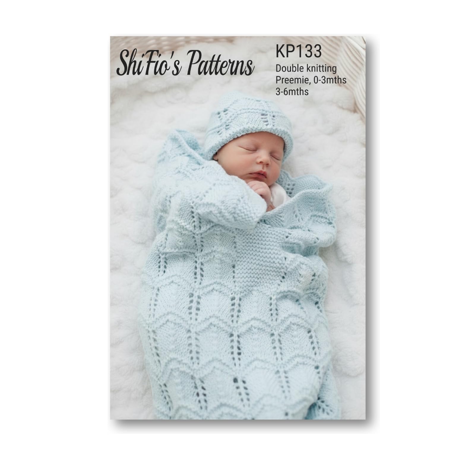 Cocoon Baby Knitting Pattern - Double Knitting, Preemie to 6mths, KP133